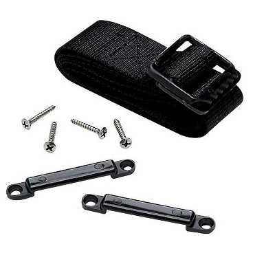 Seachoice Battery Tie Down Strap w/ Brackets and Screws
