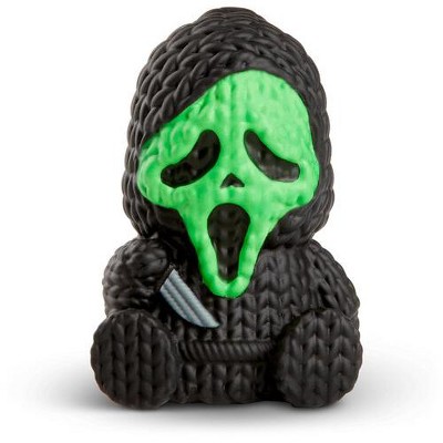 Handmade by Robots - Scream - Ghost Face Fluorescent Green Micro Size Vinyl #009