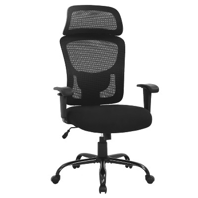 BestMassage Big & Tall Office Chair Ergonomic Computer Chair with Lumbar Support, Black
