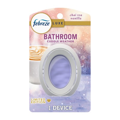 Febreze Luxe Bathroom Air Freshener - Cuddle Weather - 0.25 fl oz