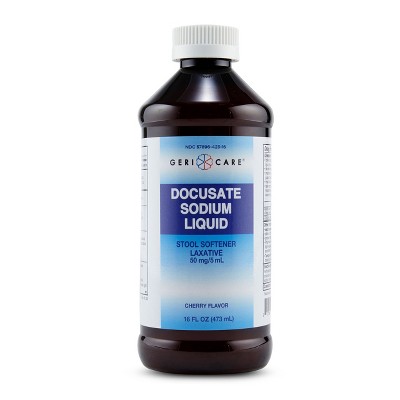 Gericare Docusate Sodium Liquid Cherry 16 Oz