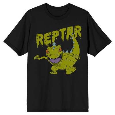 Rugrats Reptar Rampage Men’s Black T-shirt