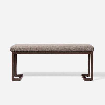 TiramisuBest Handcrafted Mango Wood Bench – Rustic Boho Dining Bench, Natural Wood Finish & Eco-Friendly Design