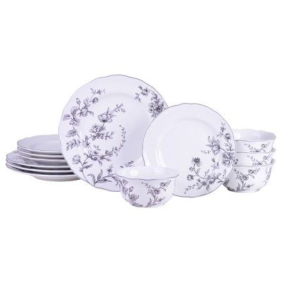 222 Fifth 12pc Bellamy Dinnerware Set