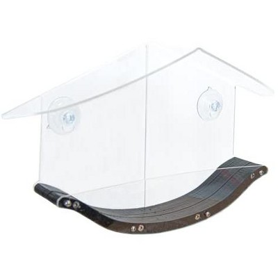 JCS Wildlife Swoop Window Bird Feeder - Holds 2 Cups