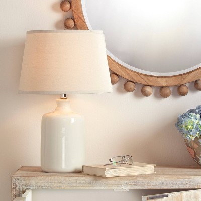 Milk Jug Table Lamp with Tapered Shade - Splendor Home