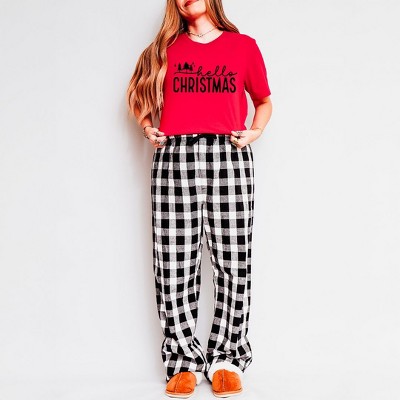 Simply Sage Market Women's Hello Christmas Trees Pajama Set