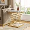 Tribesigns 2-Tier End Table, Square Side Table - 2 of 4