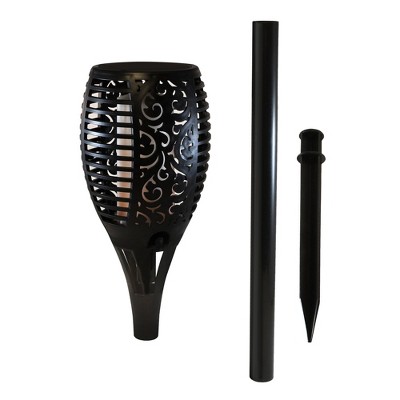 LumaBase Solar-Powered Flame-Effect LED Torch