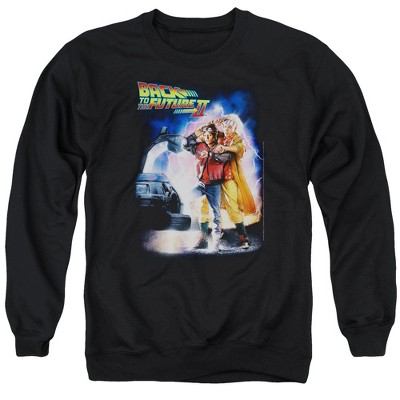Back To The Future Ii Poster Adult Crewneck Sweatshirt
