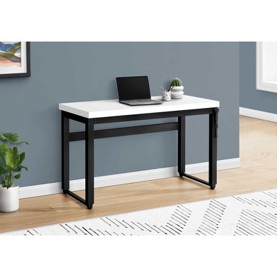 NicBex Home Office Desks 47.25" Morden Desks Adjustable Height Study Writing Table Computer Desk Office Desk for Home, Office