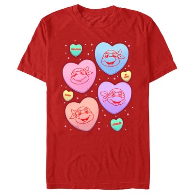 Boy's Teenage Mutant Ninja Turtles Candy Hearts T-Shirt