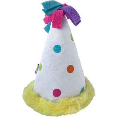 fouFIT Unisex Birthday Hat Crinkle Plush Toy
