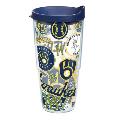 MLB Milwaukee Brewers Classic Tumbler with Lid - 24oz