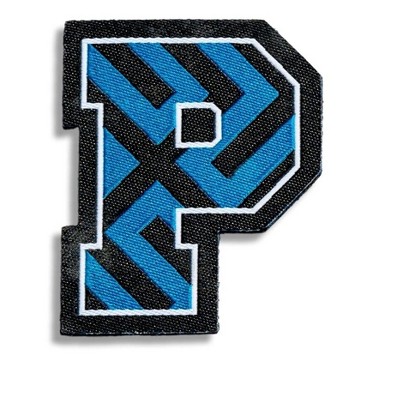 Rabble Customizable Velcro Alphabet Patch - P