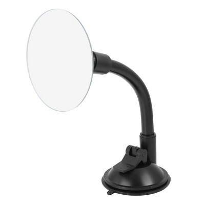 Unique Bargains Universal Car Blind Spot Adjustable Mirror Rotate Suction Cup Rearview Mirror
