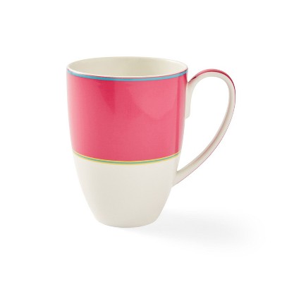 Kit Kemp by Spode 17oz Calypso Mug, Vibrant Colors, Porcelain, Dishwasher and Microwave Safe, For Coffee and Tea, Fabulous Gift, Home or Office Use
