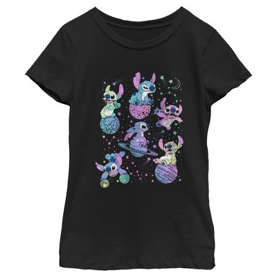 Girl's Lilo & Stitch Planetary Stitch T-Shirt