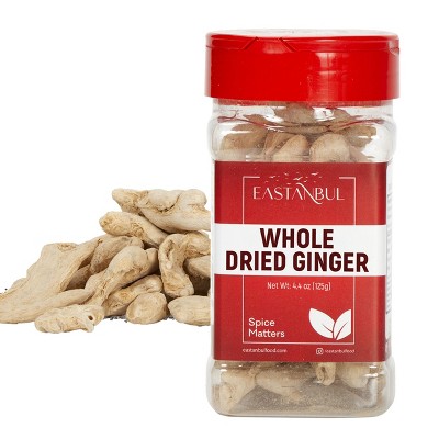 Eastanbul Dried Ginger Root, Dry Ginger Whole, Perfect for Tea, 4.4oz