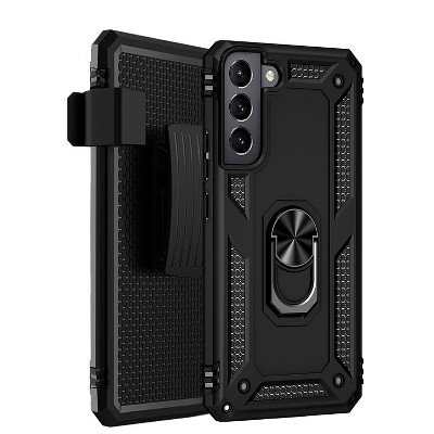SaharaCase Military Kickstand Series Case for Samsung Galaxy S22 Black (CP00202)