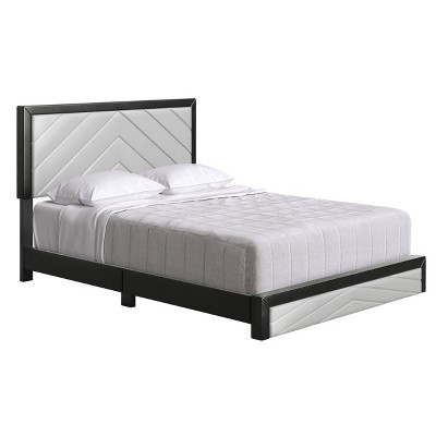 Blake Chevron Stitched Upholstered Platform Bed - Eco Dream