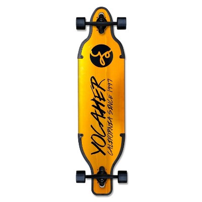 Yocaher 41.25" Aluminum Drop Through Complete Longboard - Gold