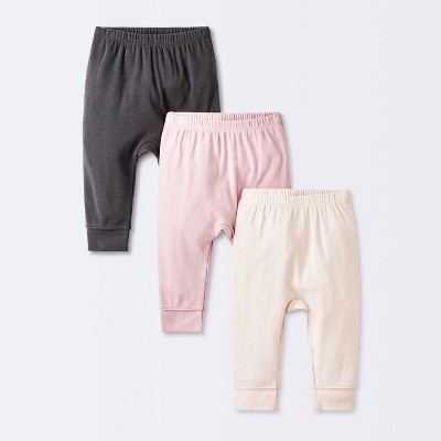 Baby 3pk Cotton Jogger Pants - Cloud Island™