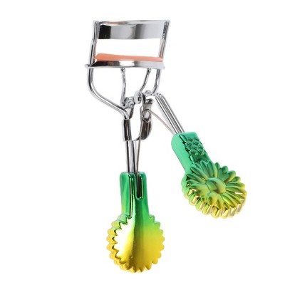 Unique Bargains Women's Sunflower Color Swim Eyelash Curler 1 Pc