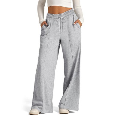 Clearlove Women's Wide Leg Sweatpants Oversized Drawstring Pants with Pockets