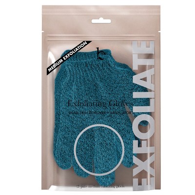 Beauty by Earth Exfoliating Gloves for Body(2 Pairs, 4 Gloves)