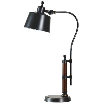 Table Lamp Bronze Cloud Black - StyleCraft: Industrial Desk & Nightstand Lamp, UL Listed