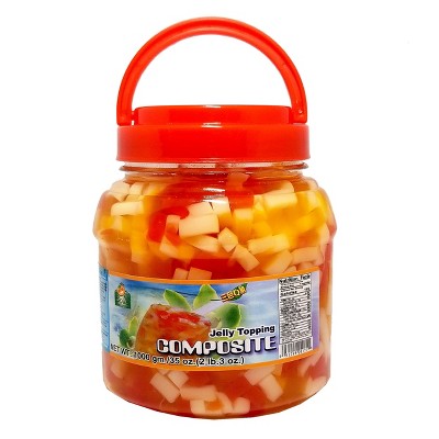 Bolle Composite Yogo Jelly Topping, Bubble Tea 2 lbs. 1 oz. (35 Oz.)