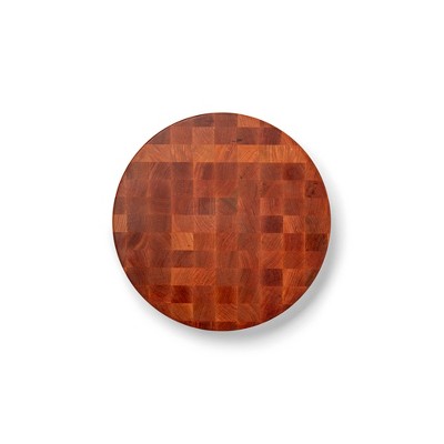 John Boos Boos Block CCB Series Round Large Reversible Wood Chopping Board, 3-Inch Thickness, 18" x 18" x 3"
