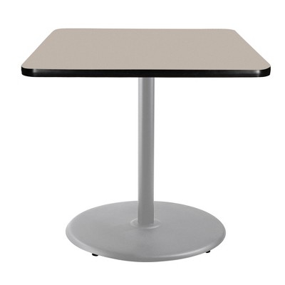Hampden Furnishings 36" Bennet Collection Square Dining Table Gray/Gray Nebula