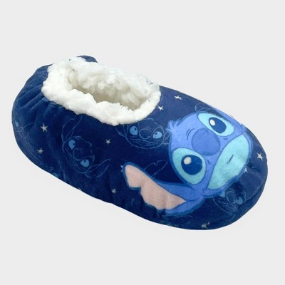 Toddler Lilo & Stitch Character Sock Slippers - Blue