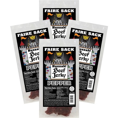 Buffalo Bills Pepper 5oz Faire Sack Beef Jerky (4 packs pepper beef jerky)