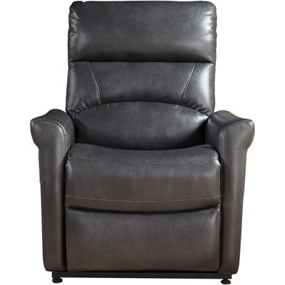 Faux Leather Power Reclining Lift Chair with Push-Button Control and Memory Foam Cushioning