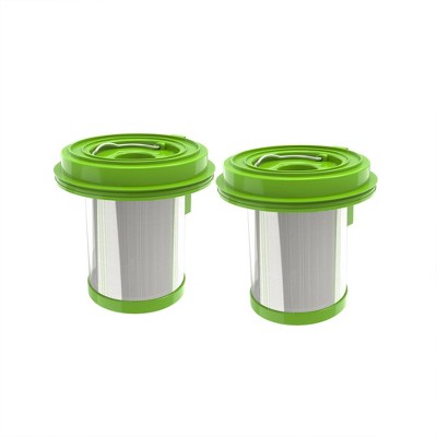 Greenworks Set of 2 Stick Vacuum HEPA Filters: Swifter Vacuum Cleaner Replacement, Plastic Cleaning Tools & Accessories