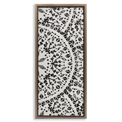 Stupell Industries Boho Fractal Pattern Study, 11" x 25"
