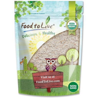 Organic Whole Wheat Bread Flour - Whole Grain, Stone Ground, Unbleached, Non-GMO, Kosher, Unbromated, Raw, Vegan