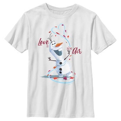 Boy's Frozen Love Is in the Air Olaf T-Shirt