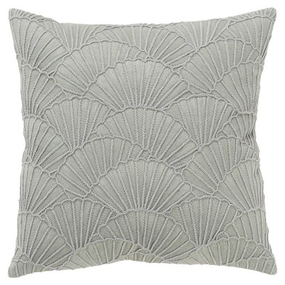 Rizzy Home 20"x20" Oversize Fan Square Throw Pillow Cover