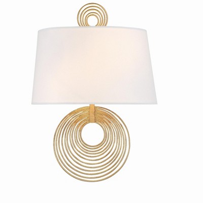 Crystorama Lighting Doral 2 - Light Sconce in  Renaissance Gold