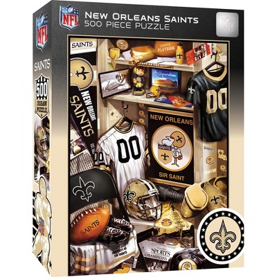 MasterPieces 500 Piece Puzzle - New Orleans Saints Locker Room - 15"x21"