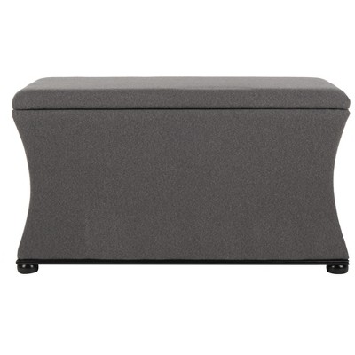 Aroura Storage Bench - HUD4071 - Grey - Safavieh Couture