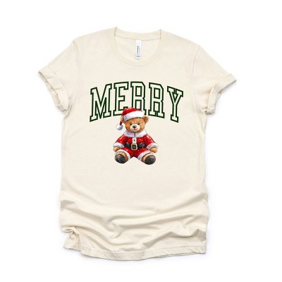Simply Sage Market Women's Merry Bear Short Sleeve Graphic Tee