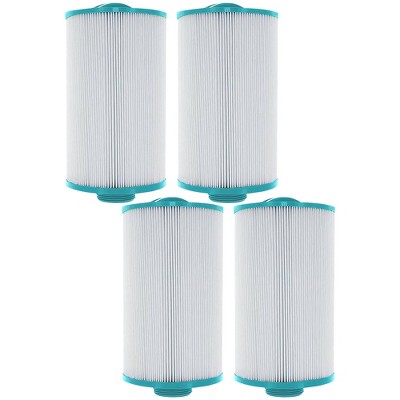 Hurricane 4 Pack HF4H21-01 Advanced Pool Filter Cartridge Replacement for PTL18P4, Unicel 4CH-21, Filbur FC-0136, Pageant Spa Top Load