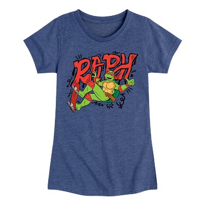 Girls' - Teenage Mutant Ninja Turtles - Raph Fitted Short Sleeve Graphic T-Shirt