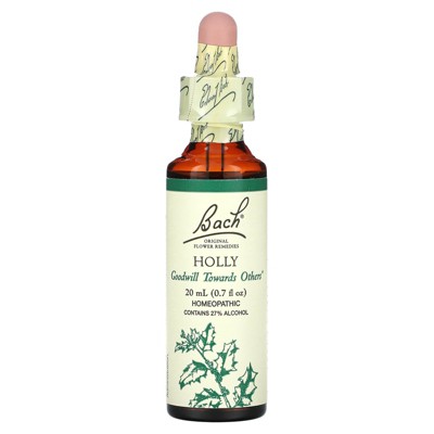 Bach Original Flower Remedies, Holly, 0.7 fl oz (20 ml)