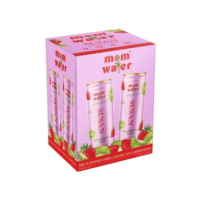Mom Water Strawberry Kiwi - Susan - 4pk/355ml Cans